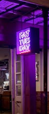 Fat Tuesday neon sign